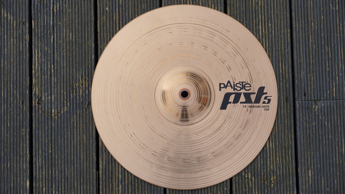 Paiste PST 5 14" Medium Hi-Hat Cymbals