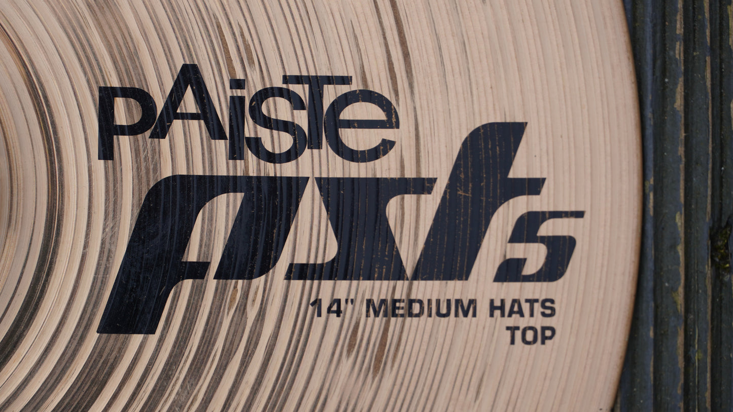 Paiste PST 5 14" Medium Hi-Hat Cymbals