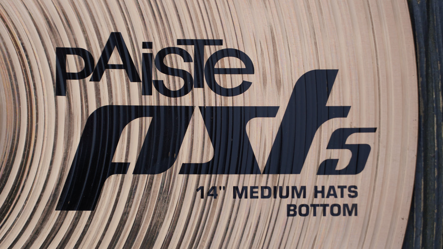 Paiste PST 5 14" Medium Hi-Hat Cymbals