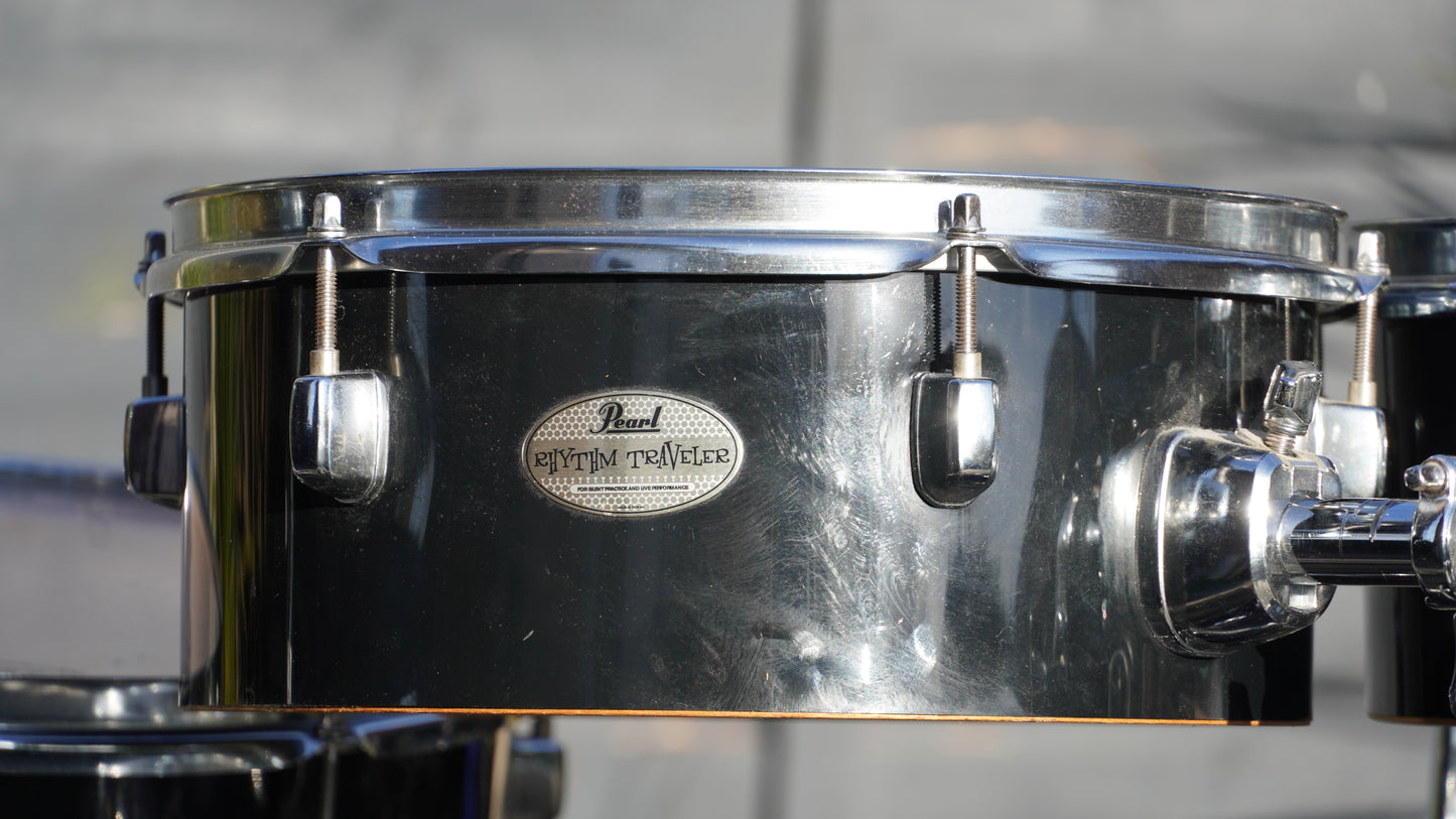 Pearl Rhythm Traveler 5-Piece Shell Pack Drum Kit in Black