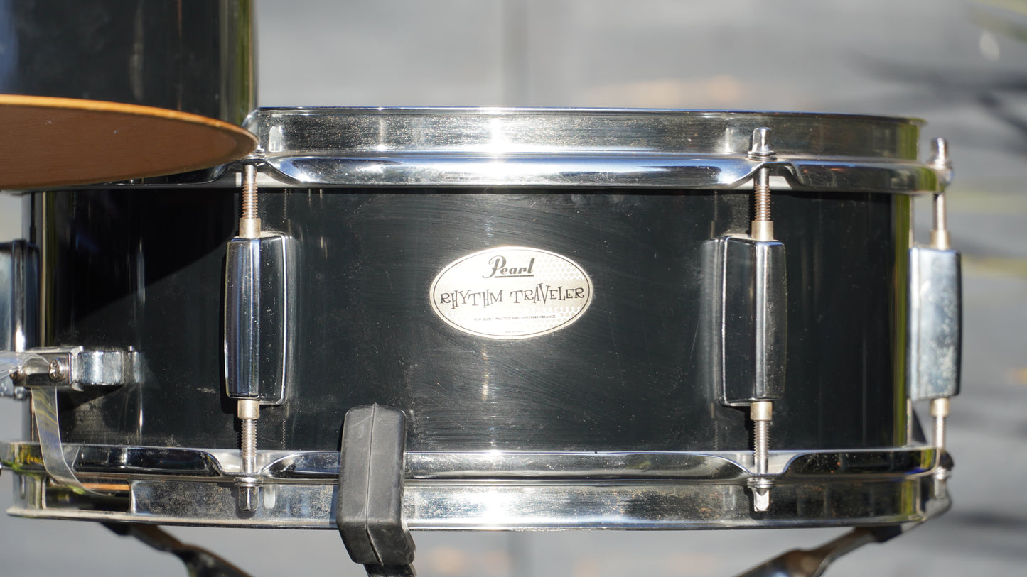 Pearl Rhythm Traveler 5-Piece Shell Pack Drum Kit in Black