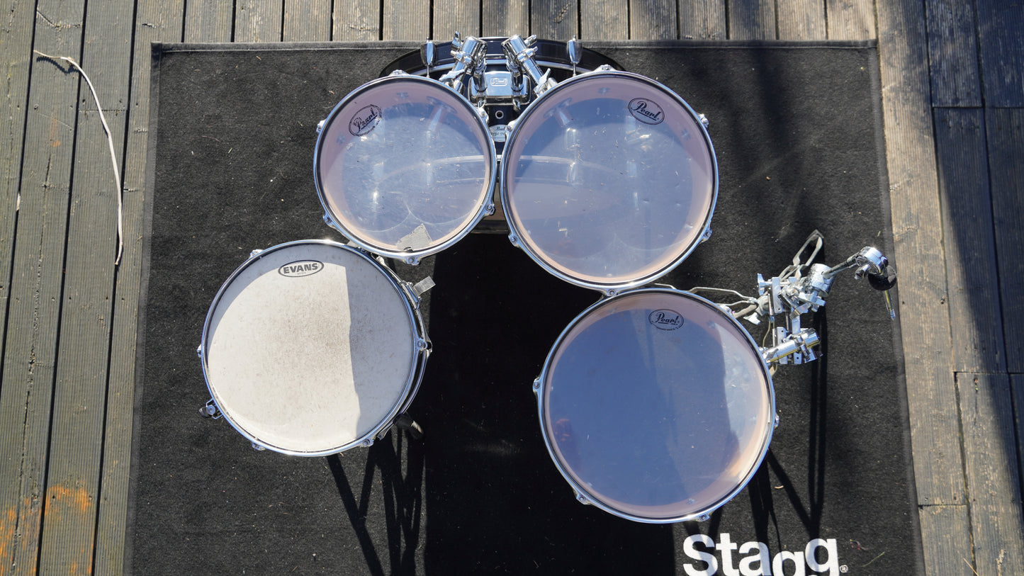 Pearl Rhythm Traveler 5-Piece Shell Pack Drum Kit in Black