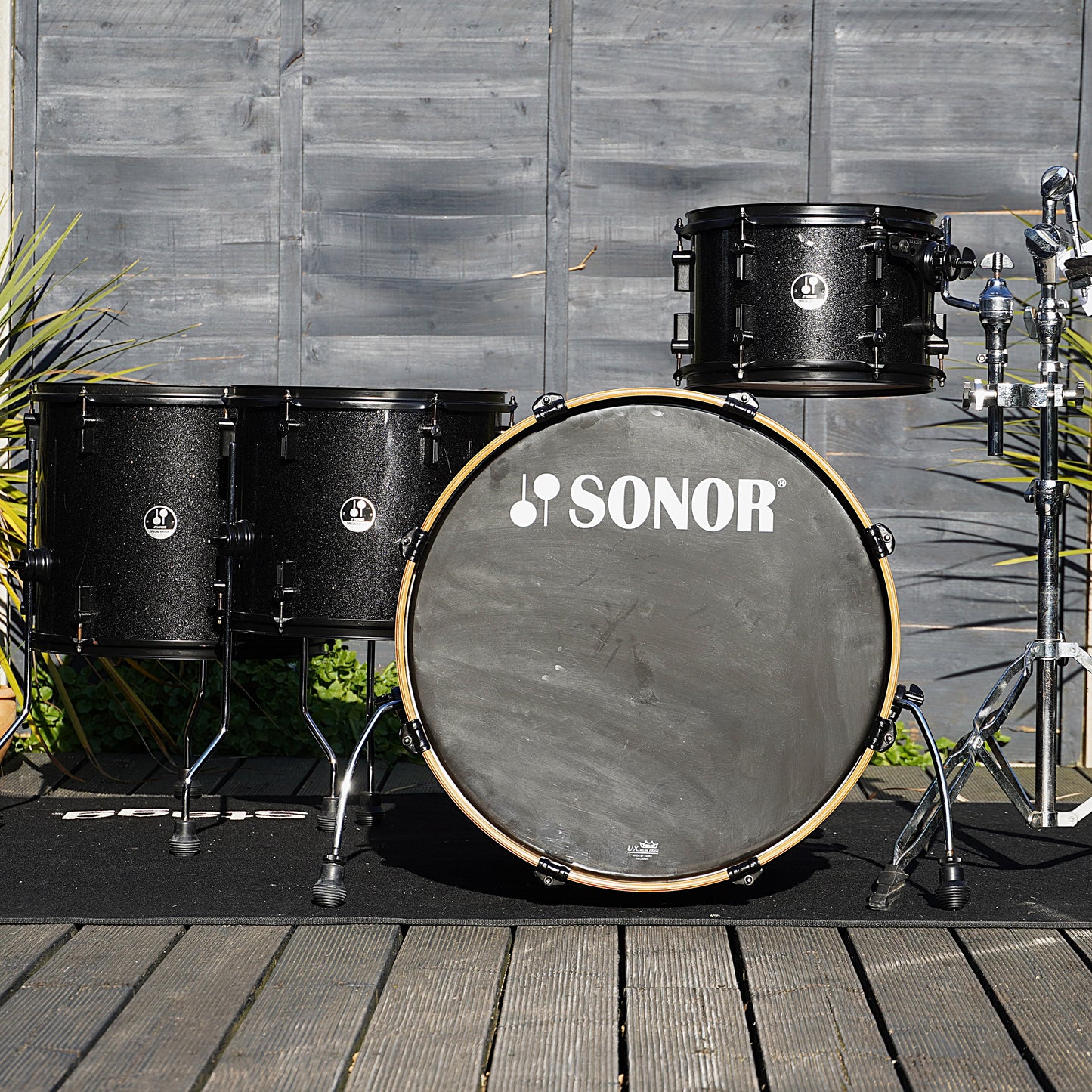 Sonor Special Edition Shell Pack in Black Sparkle