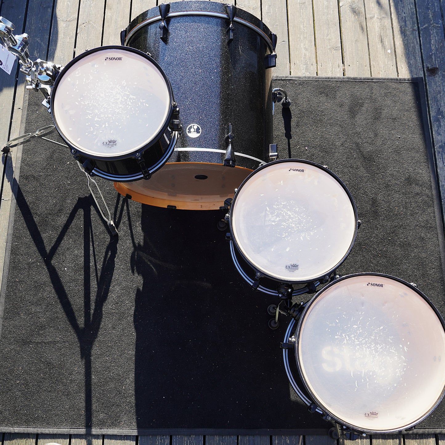 Sonor Special Edition Shell Pack in Black Sparkle