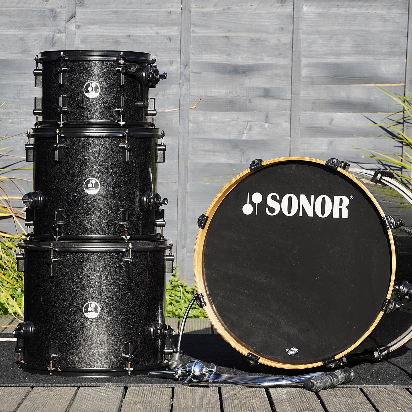 Sonor Special Edition Shell Pack in Black Sparkle