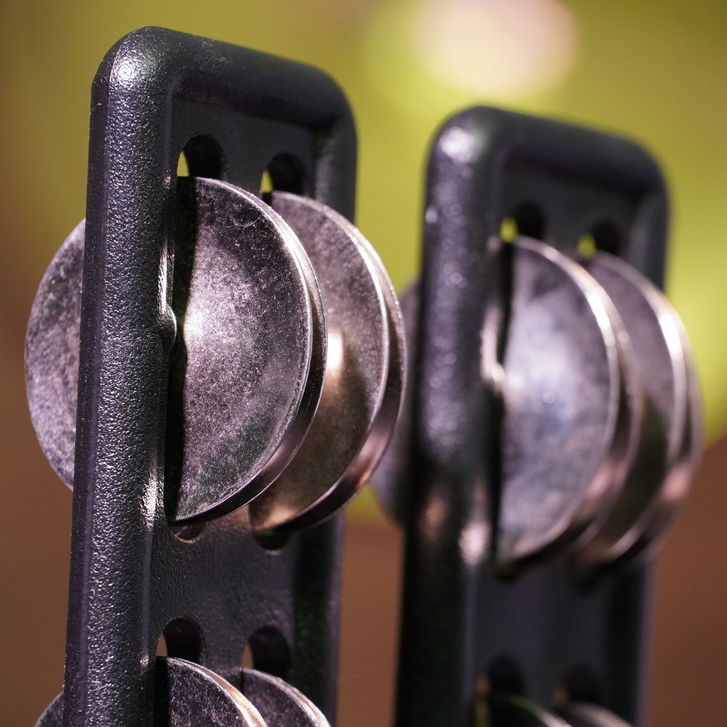 Latin Percussion LP180 Steel Jingles - Black (Pair)