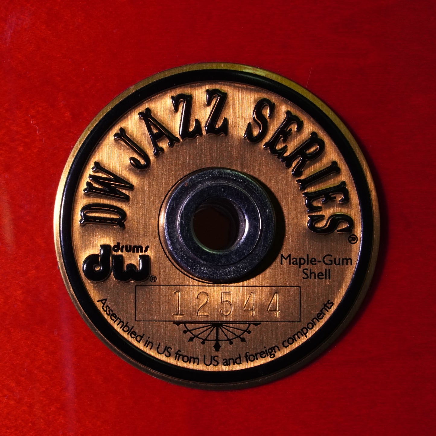 DW Jazz Series Drum Kit in Blood Red Gloss Lacquer (Shell Pack)