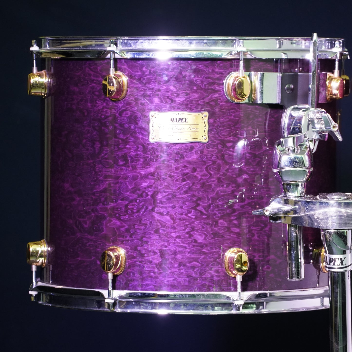 Mapex Orion Classic Series Drum Kit in Transparent Violet Birds Eye (Shell Pack)