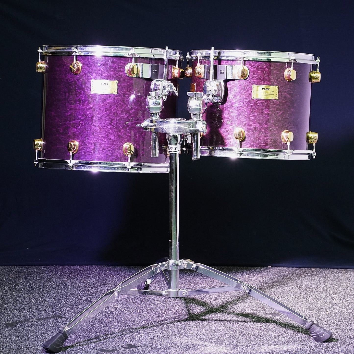 Mapex Orion Classic Series Drum Kit in Transparent Violet Birds Eye (Shell Pack)