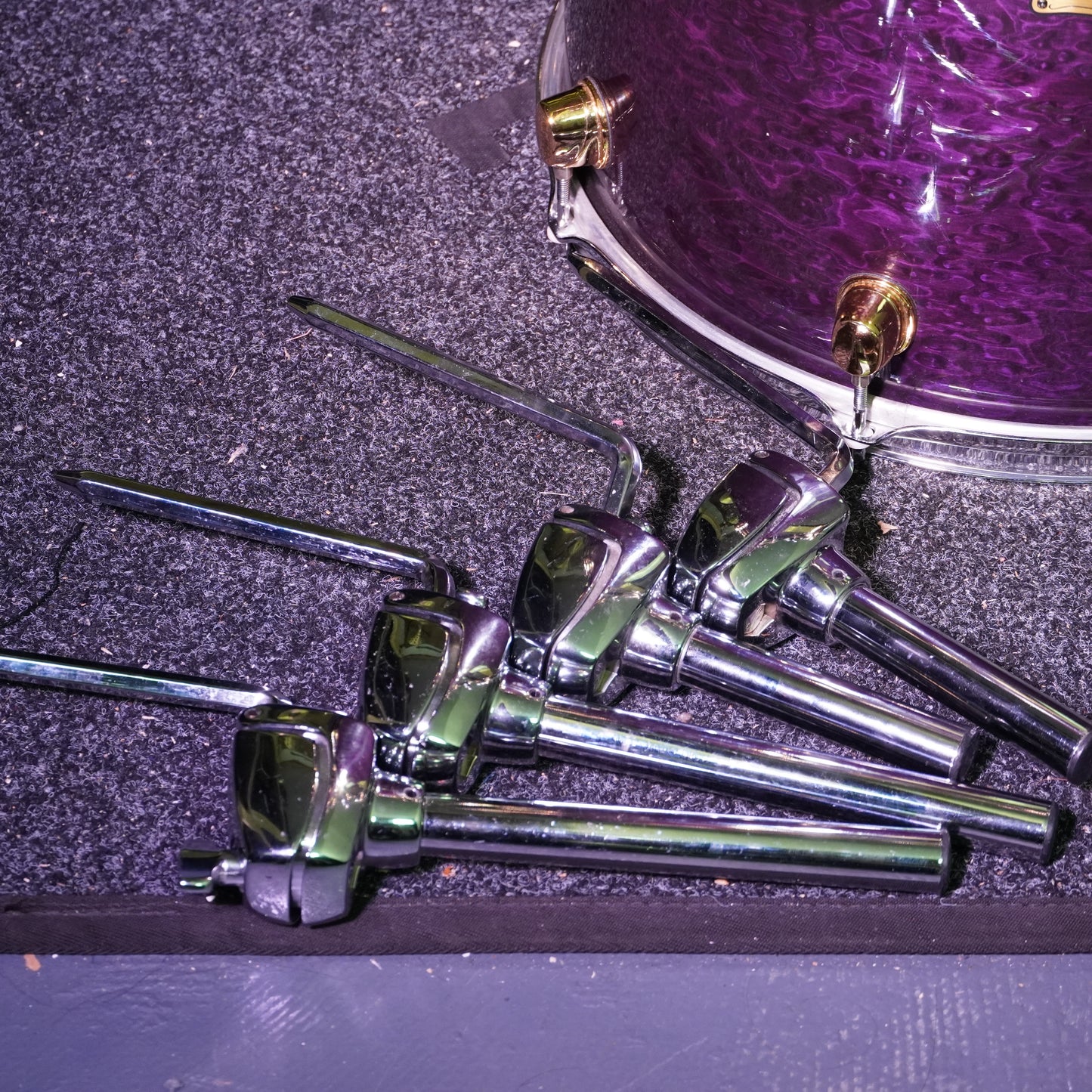 Mapex Orion Classic Series Drum Kit in Transparent Violet Birds Eye (Shell Pack)