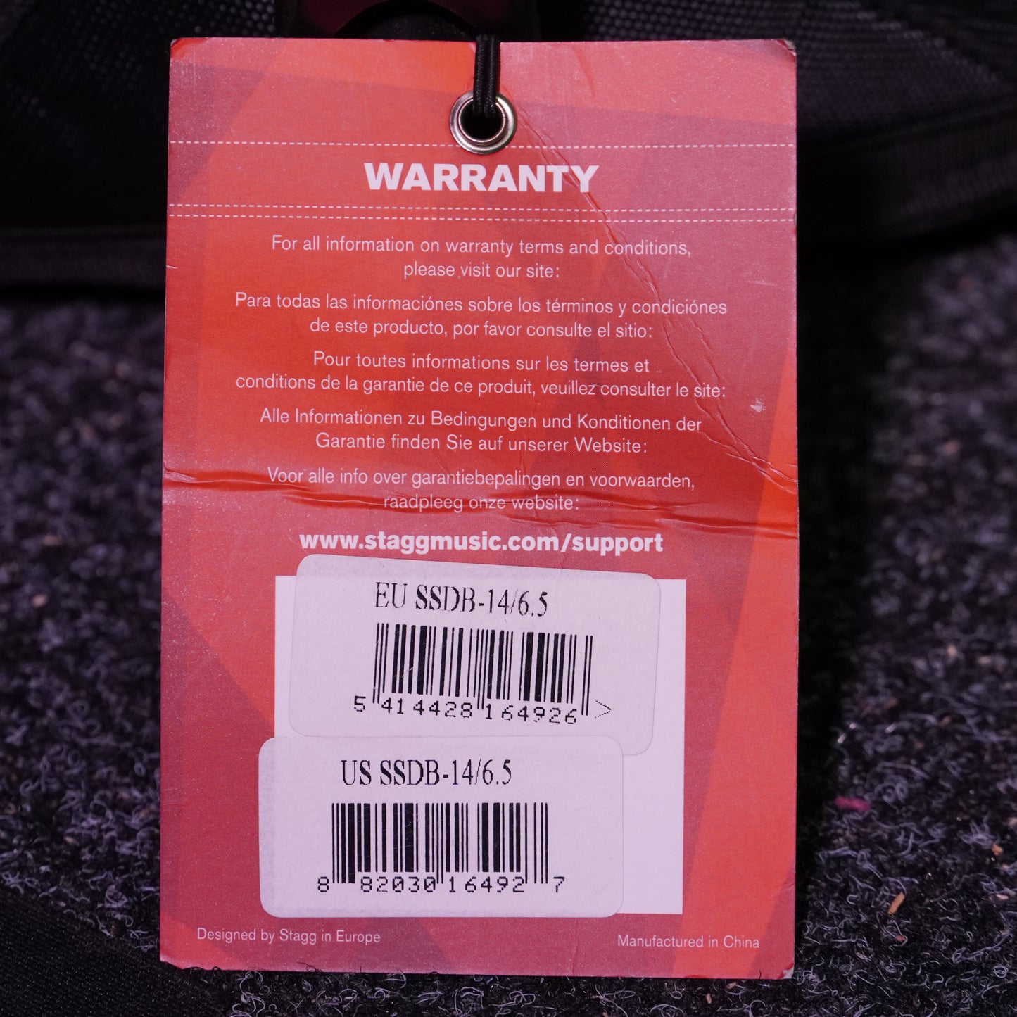 Stagg 14"x6.5" Professional Snare Drum Case