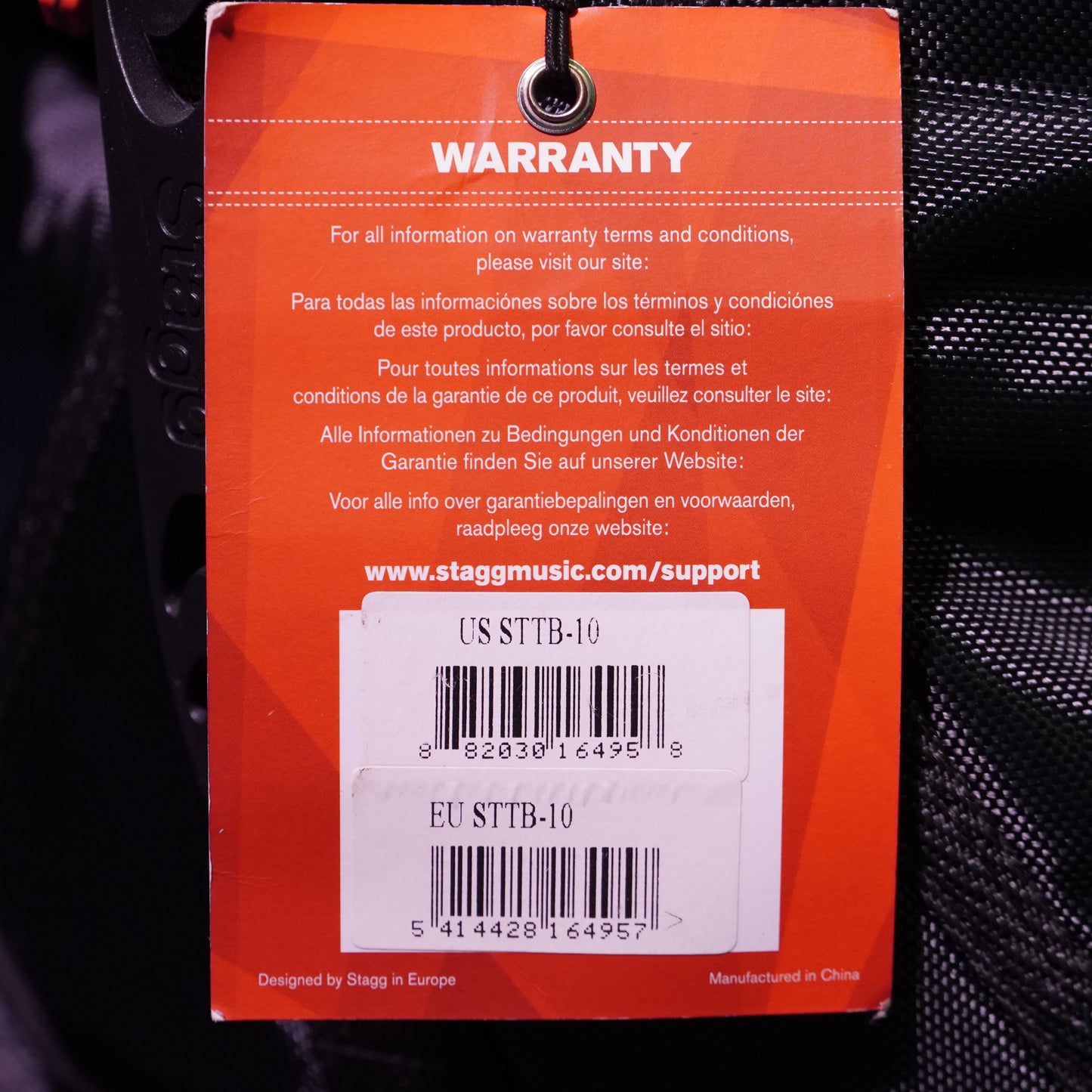 Stagg 10"x10" Professional Tom Case