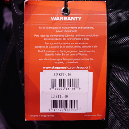 Stagg 10"x10" Professional Tom Case