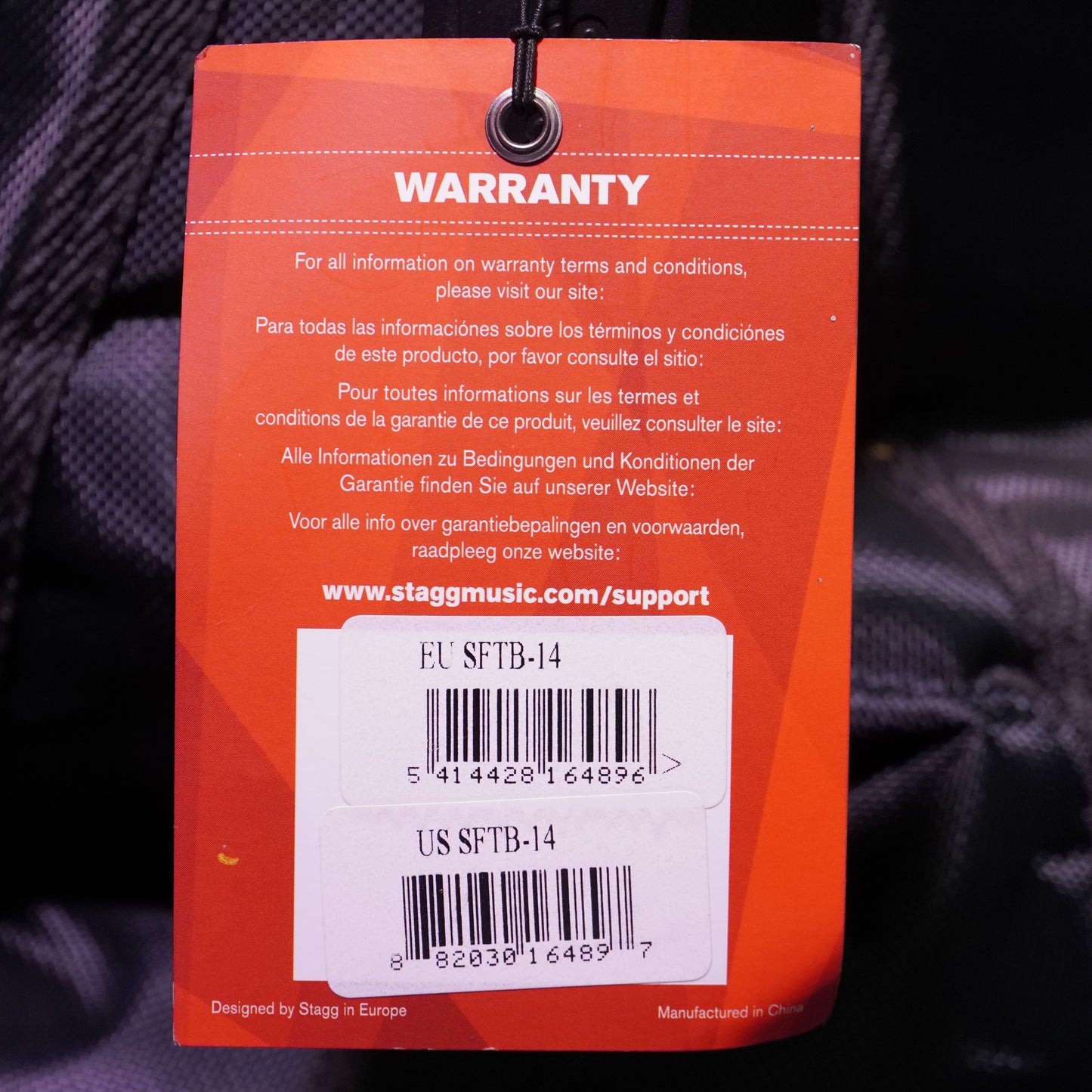 Stagg 14"x14" Professional Floor Tom Case