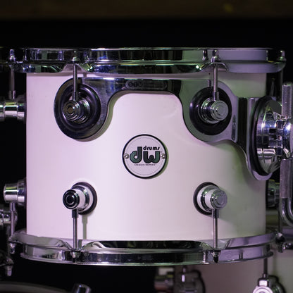 DW Design HVLT Maple Drum Kit in White (Shell Pack)
