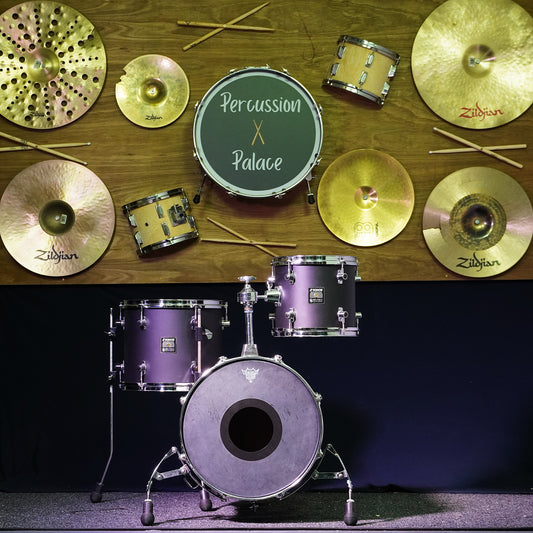 Sonor Sonic Plus II Bop Drum Kit in Matte Black (Shell Pack)