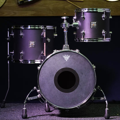 Sonor Sonic Plus II Bop Drum Kit in Matte Black (Shell Pack)
