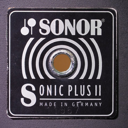 Sonor Sonic Plus II Bop Drum Kit in Matte Black (Shell Pack)