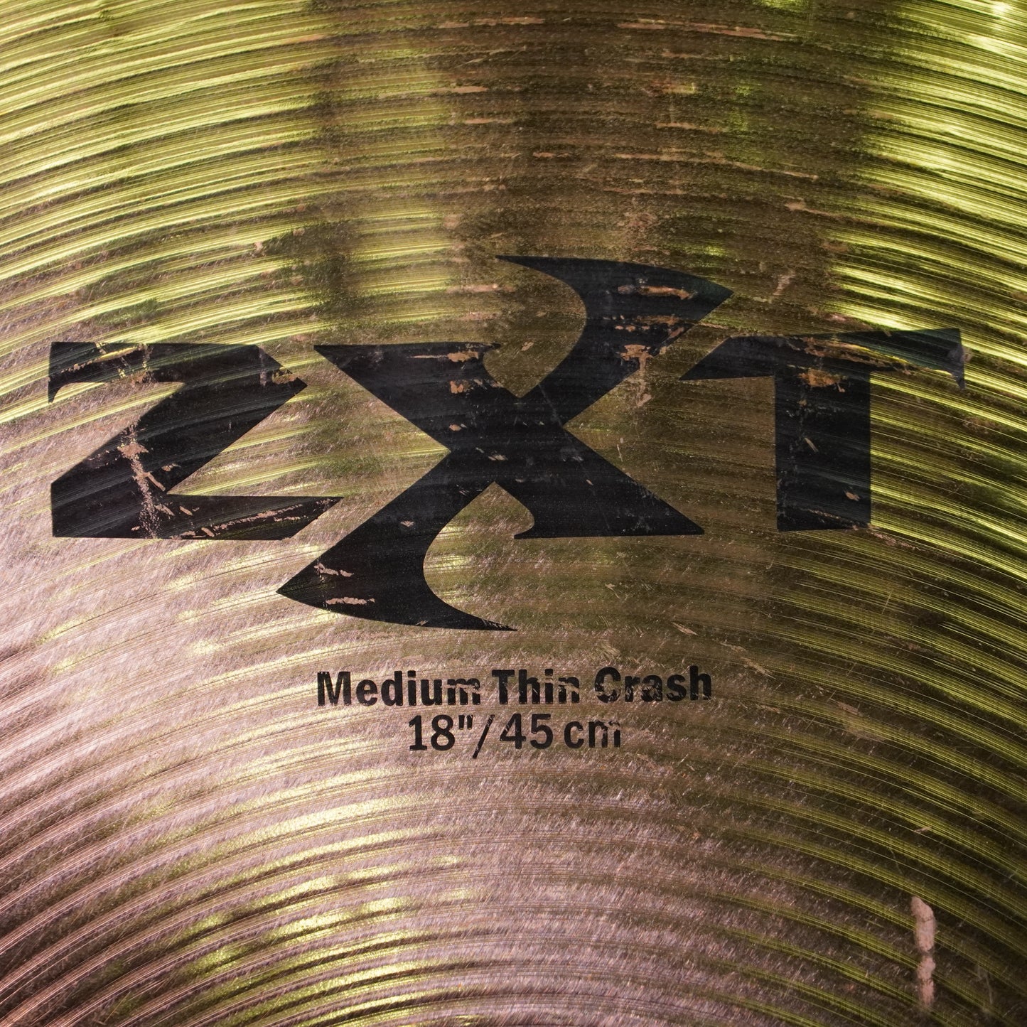 Zildjian ZXT 18" Medium Thin Crash Cymbal (CUT DOWN TO 16")