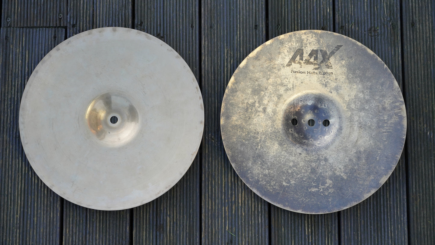 Sabian AAX Fusion 13" Hi-Hat Cymbals