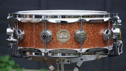 DW Collectors 14"x5" Ten And Six All-Maple Snare Drum in Gold Glass Finish 2008