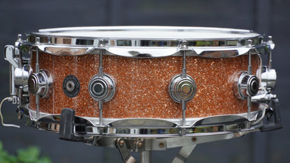 DW Collectors 14"x5" Ten And Six All-Maple Snare Drum in Gold Glass Finish 2008