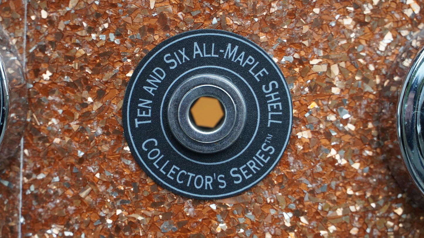 DW Collectors 14"x5" Ten And Six All-Maple Snare Drum in Gold Glass Finish 2008