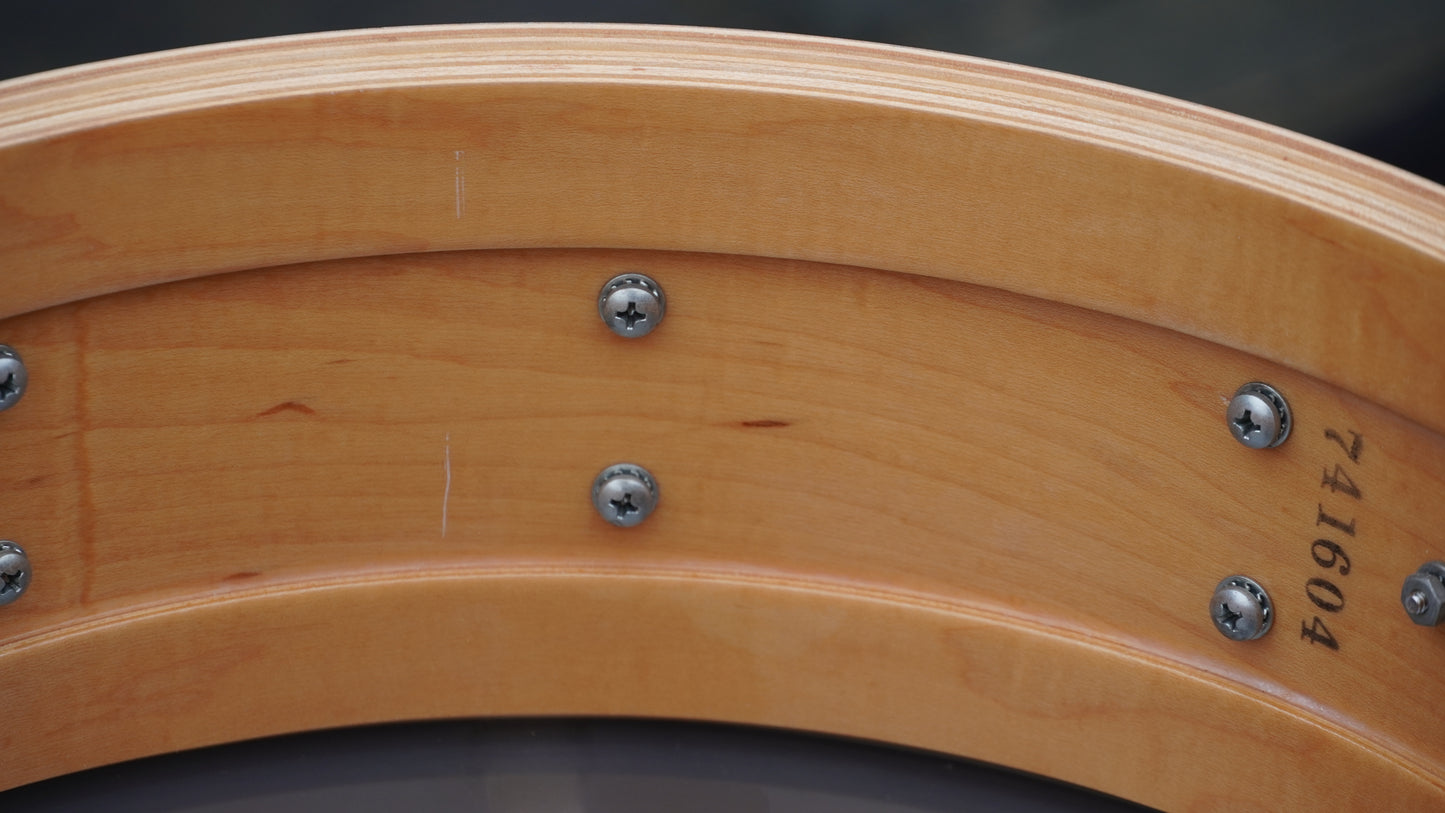 DW Collectors 14"x5" Ten And Six All-Maple Snare Drum in Gold Glass Finish 2008