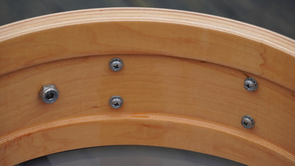 DW Collectors 14"x5" Ten And Six All-Maple Snare Drum in Gold Glass Finish 2008