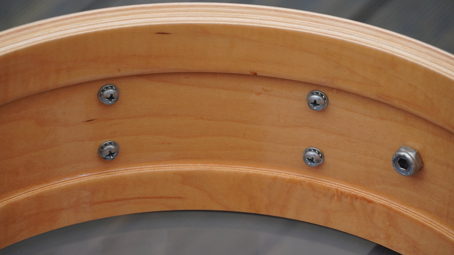 DW Collectors 14"x5" Ten And Six All-Maple Snare Drum in Gold Glass Finish 2008