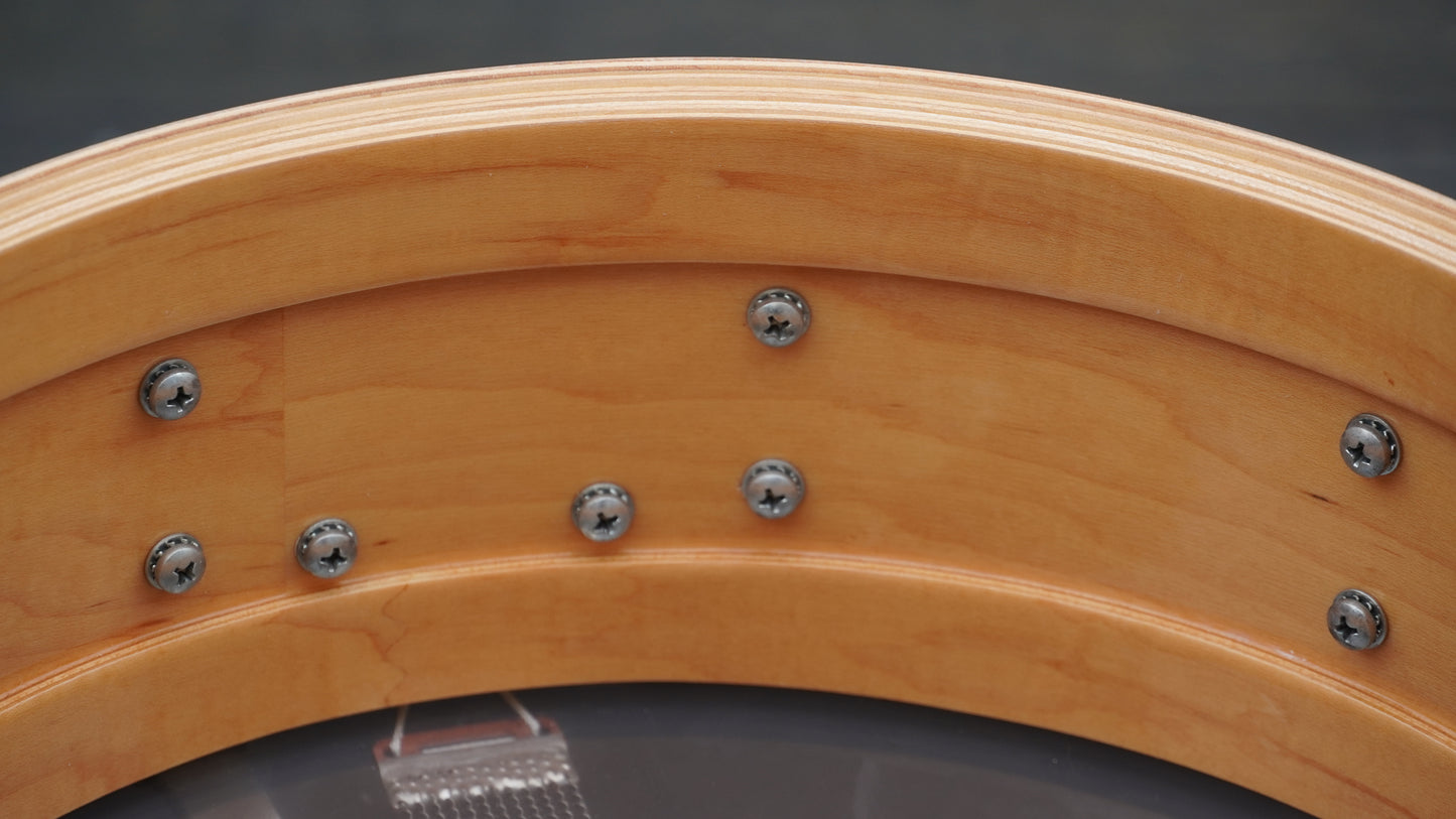 DW Collectors 14"x5" Ten And Six All-Maple Snare Drum in Gold Glass Finish 2008