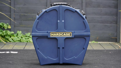 Hardcase HN14SDX Deluxe Snare Drum Case in Dark Blue w/ Spare Drum Head Storage