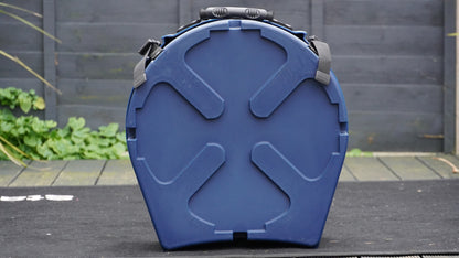 Hardcase HN14SDX Deluxe Snare Drum Case in Dark Blue w/ Spare Drum Head Storage