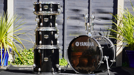 Yamaha Gigmaker 5-Piece Shell Pack Drum Kit in Black