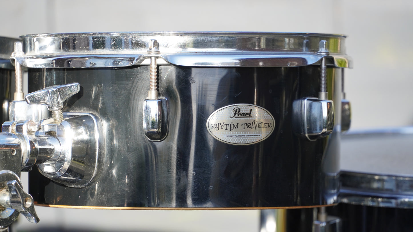 Pearl Rhythm Traveler 5-Piece Shell Pack Drum Kit in Black