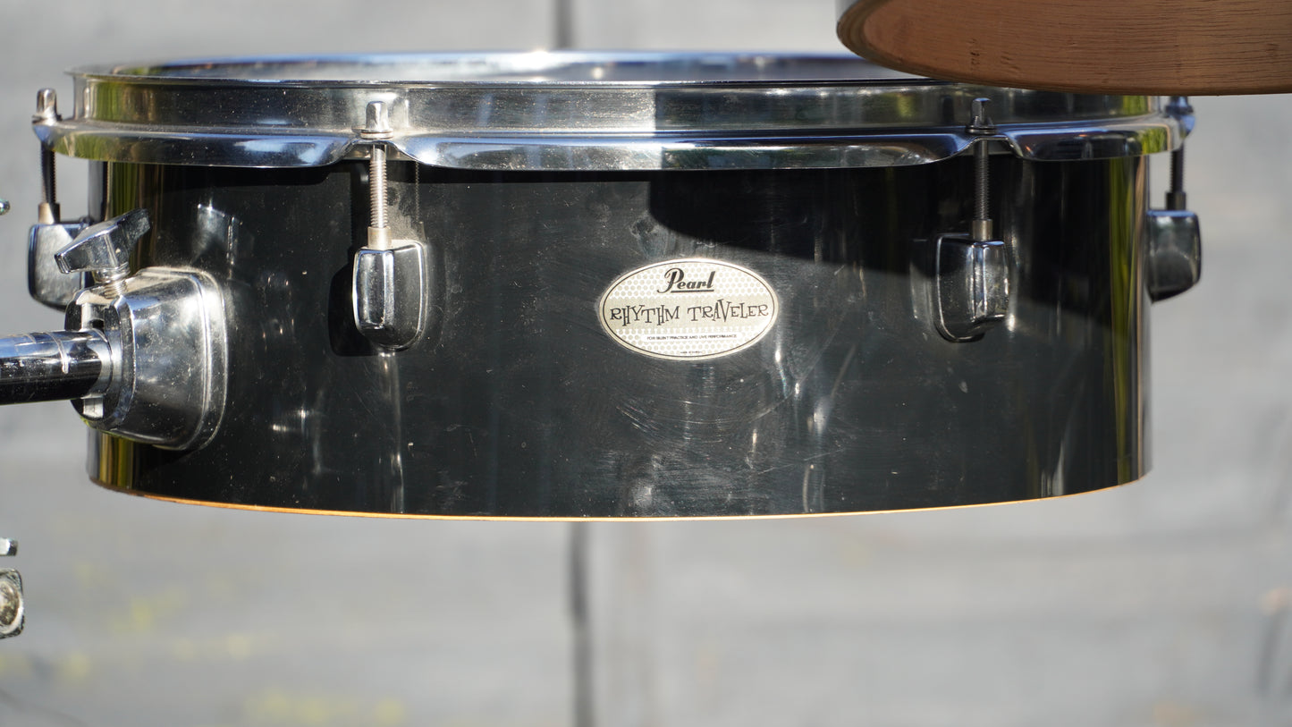 Pearl Rhythm Traveler 5-Piece Shell Pack Drum Kit in Black