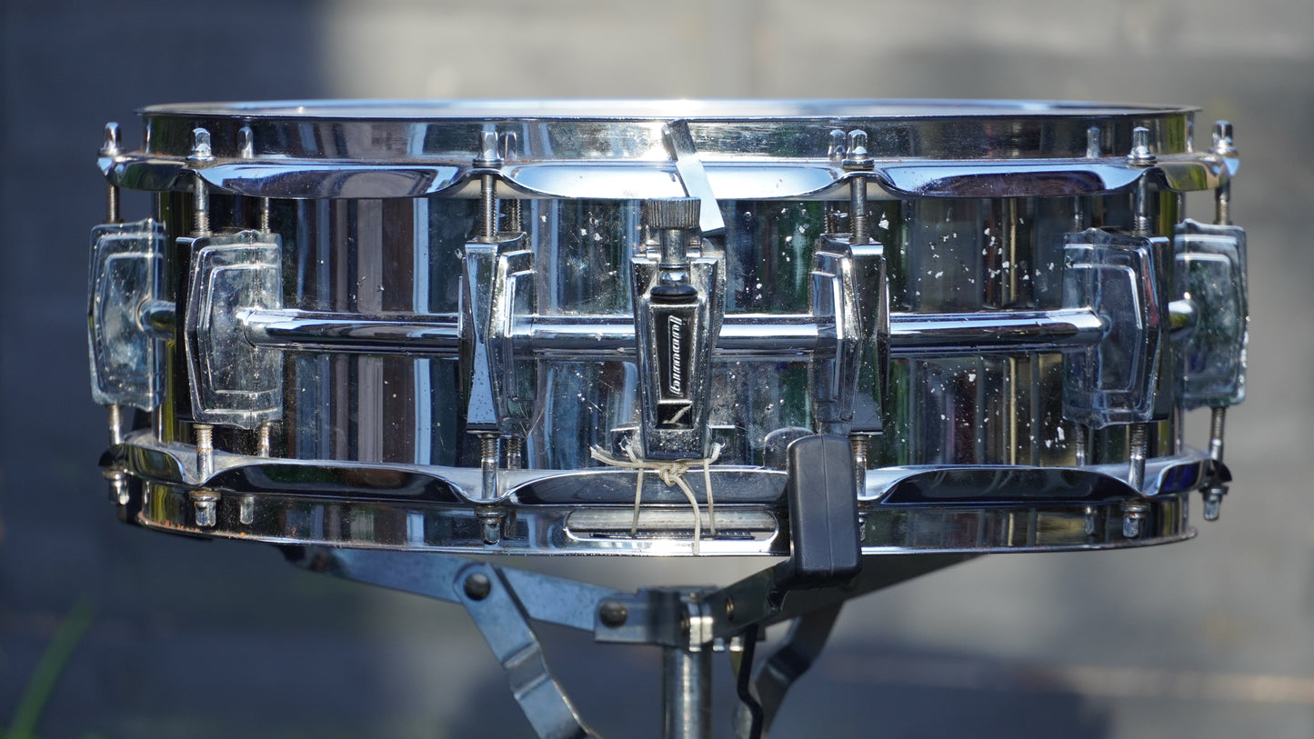 Ludwig LM400 Supraphonic 14"x5" Blue/Olive Badge Aluminium Snare Drum