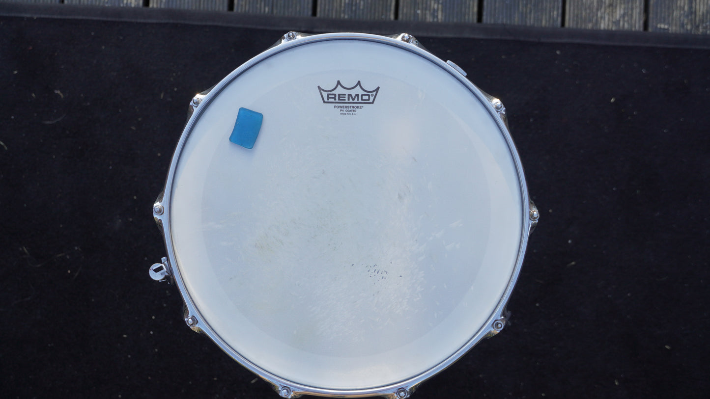 Ludwig LM400 Supraphonic 14"x5" Blue/Olive Badge Aluminium Snare Drum
