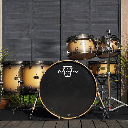 Ludwig Epic ProBeat Shell Pack in Natural/Blackburst