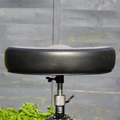 Roc n Soc Saddle Drum Throne in Grey w/ Custom Percussion Base