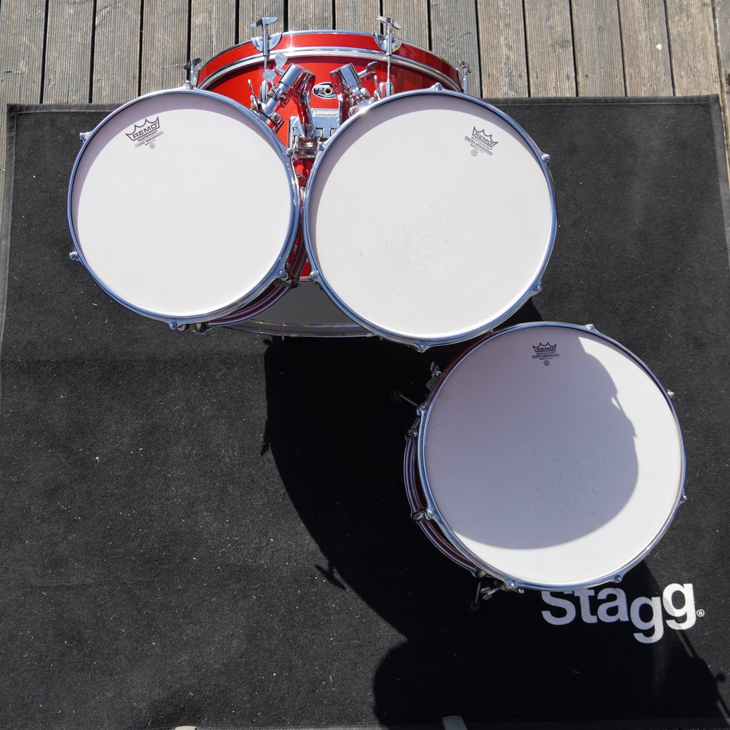 Slingerland Shell Pack in Red