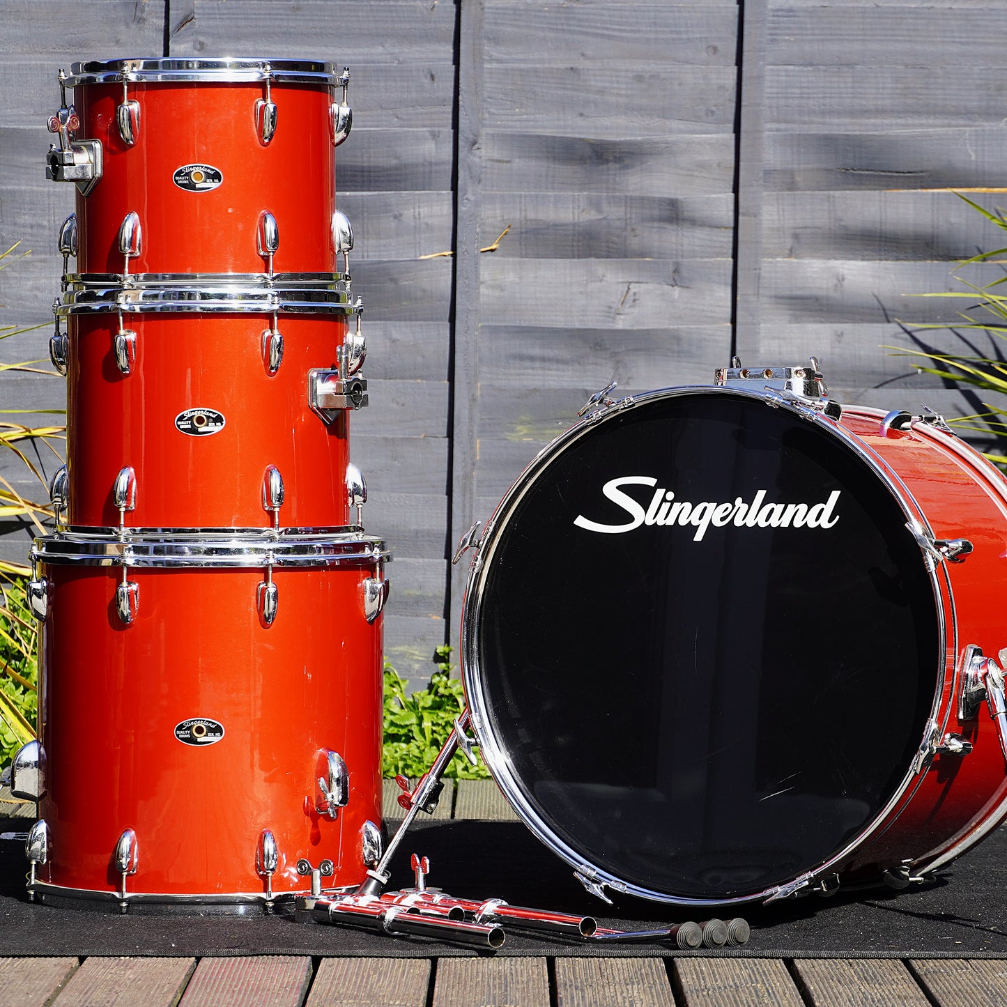 Slingerland Shell Pack in Red