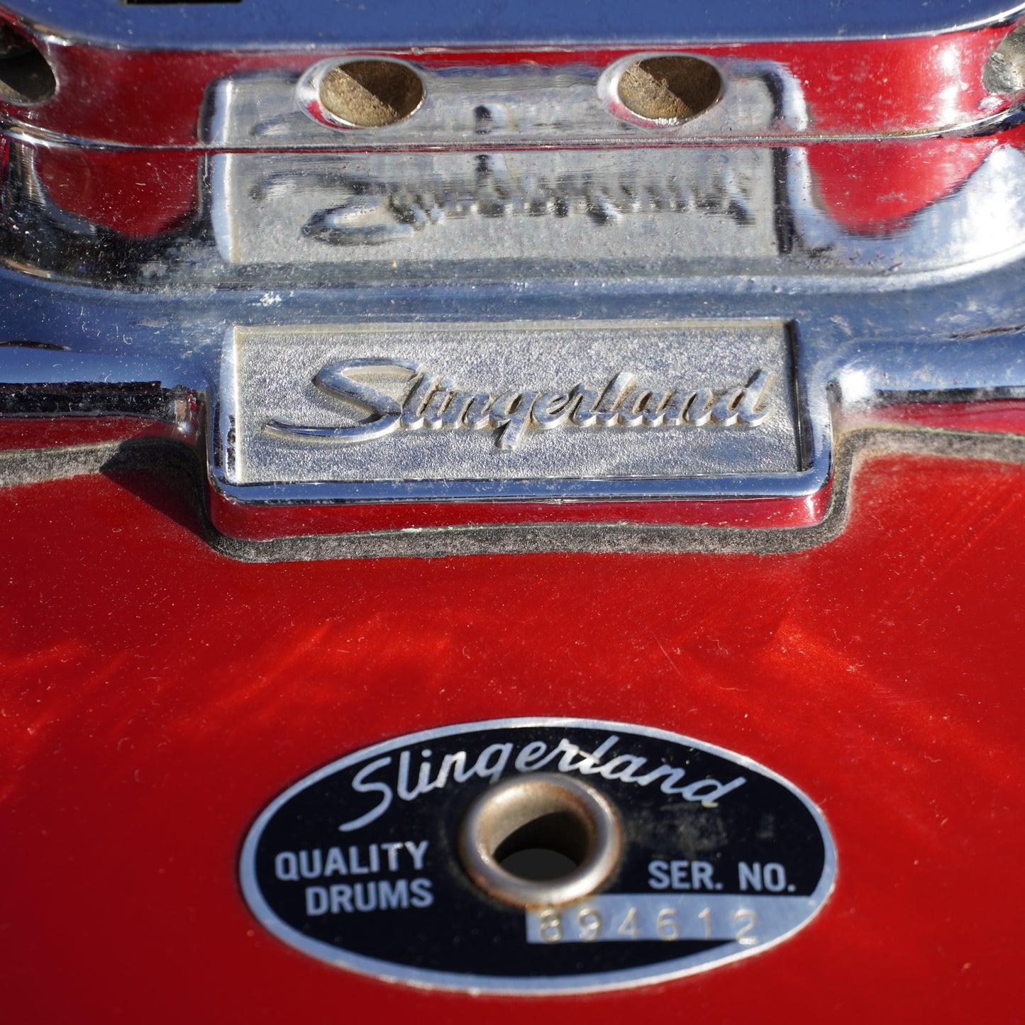 Slingerland Shell Pack in Red