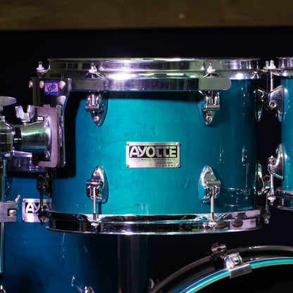 Ayotte (Ray Ayotte Era) Maple Drum Kit in Blue Transparent Lacquer (Shell Pack)