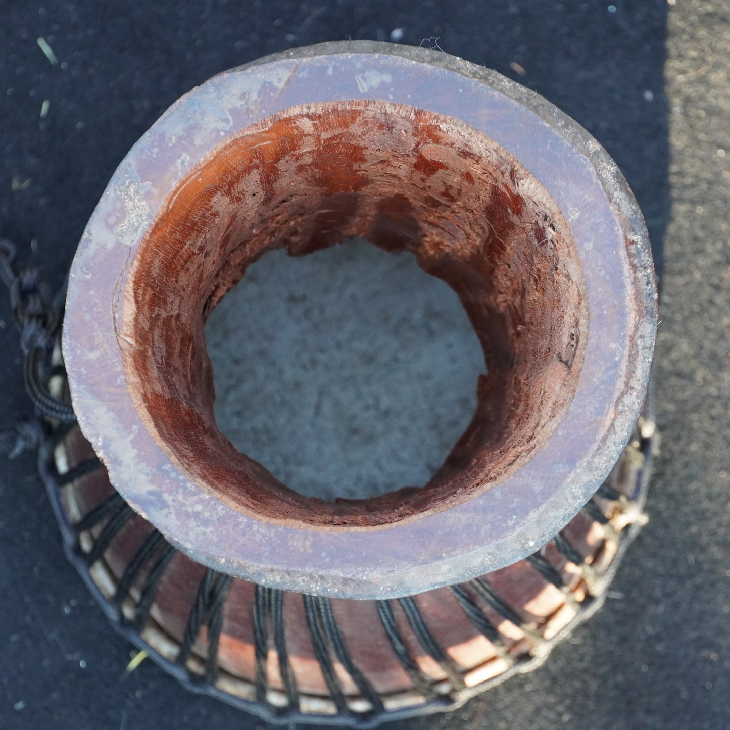 Traditional Hand-Carved African Djembe - Rope Tuned w/ Natural Hide