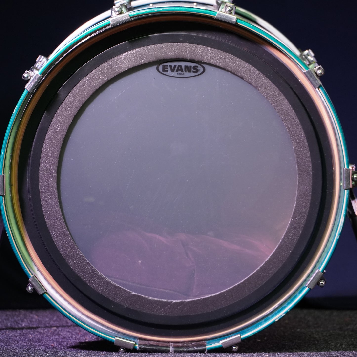 Ayotte (Ray Ayotte Era) Maple Drum Kit in Blue Transparent Lacquer (Shell Pack)