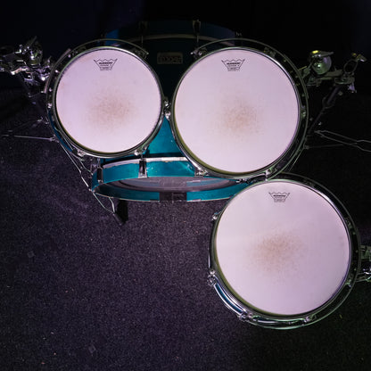 Ayotte (Ray Ayotte Era) Maple Drum Kit in Blue Transparent Lacquer (Shell Pack)