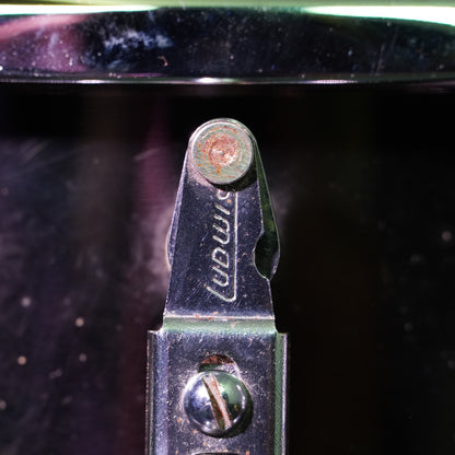 Ludwig No.453 Blue/Olive Badge Engraved Black Beauty Super-Sensitive 14"x6.5" Brass Snare Drum (Serial No. 2077981)