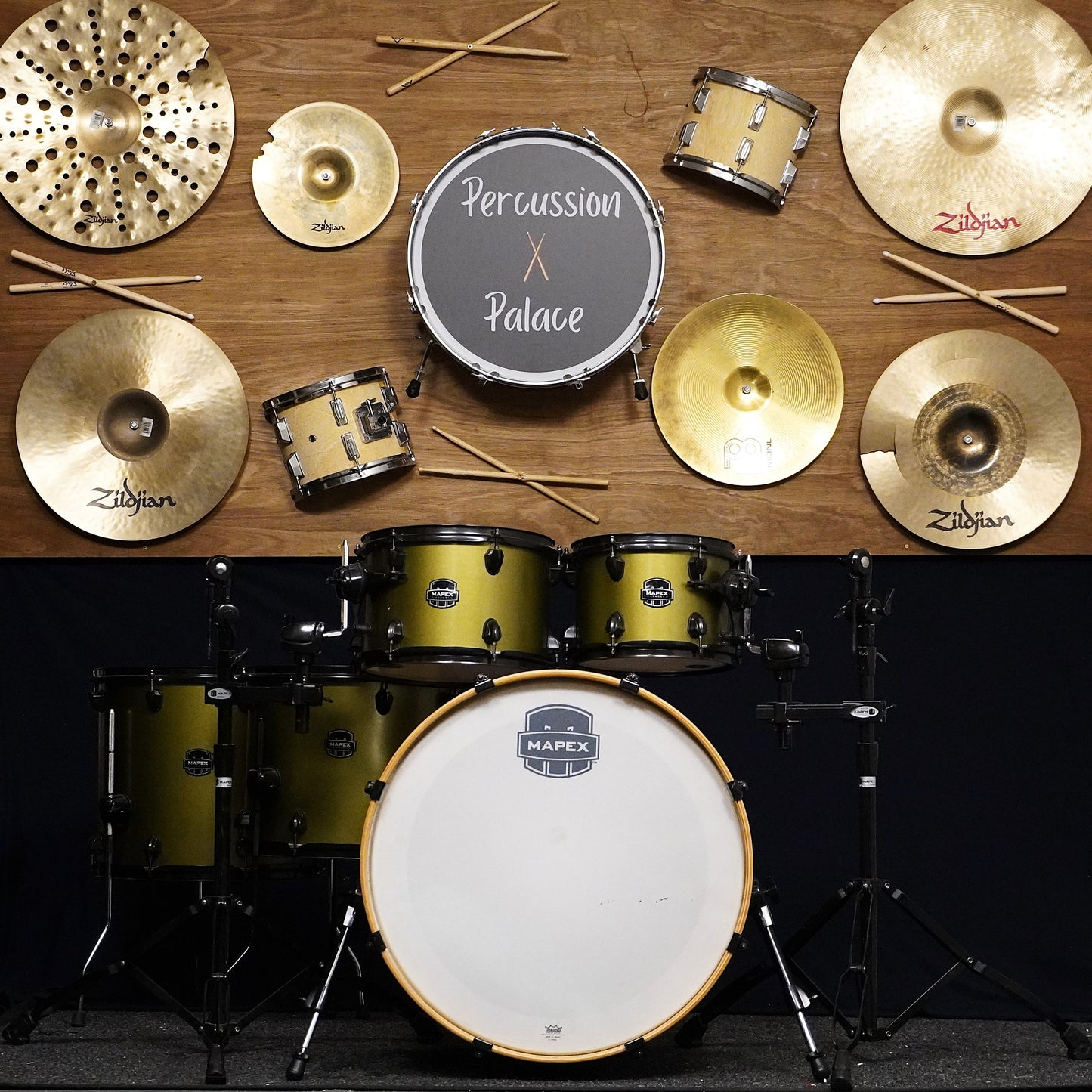 Mapex Armory 5-Piece Drum Kit in Mantis Green (Shell Pack)