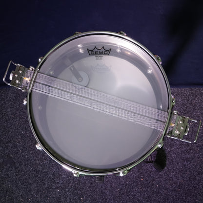 Ludwig No.453 Blue/Olive Badge Engraved Black Beauty Super-Sensitive 14"x6.5" Brass Snare Drum (Serial No. 2077981)